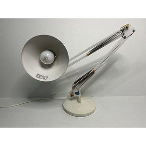 Vintage Luxo Industrial Articulating Desk Lamp Task Machinist drafting work desk